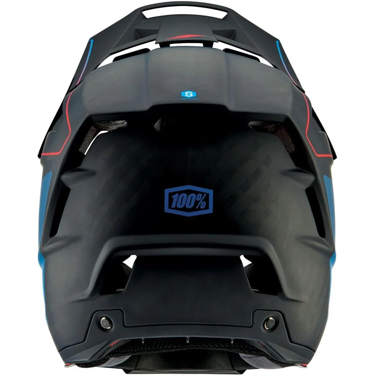 Aircraft 2 Helm - Stahl Blue/Neon Red - Image 3
