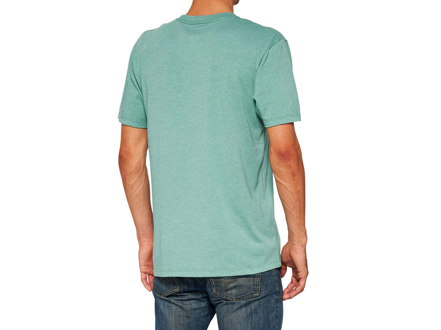 Icon T-Shirt - Ocean Blue Heather - Image 2