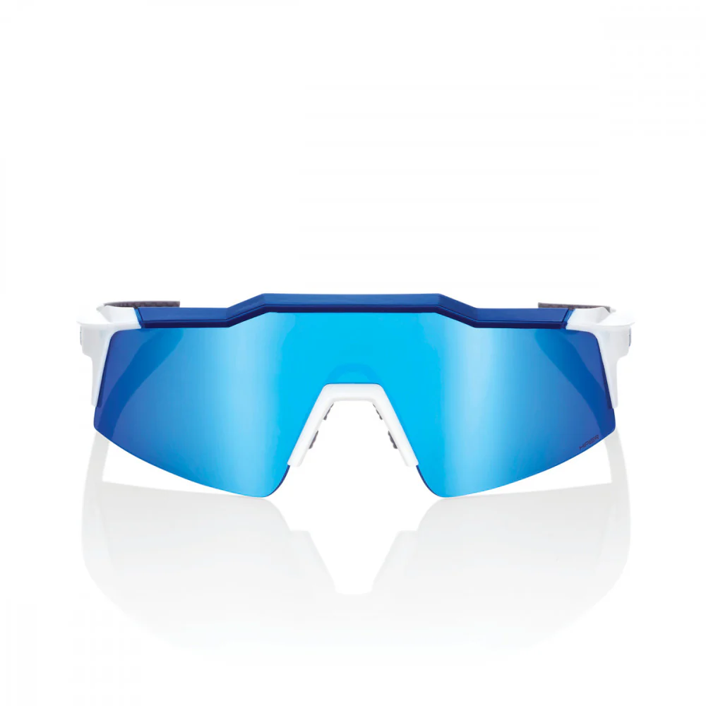 Speedcraft SL - HiPER Mirror Lens - Matte White / Metallic Blue - Image 2