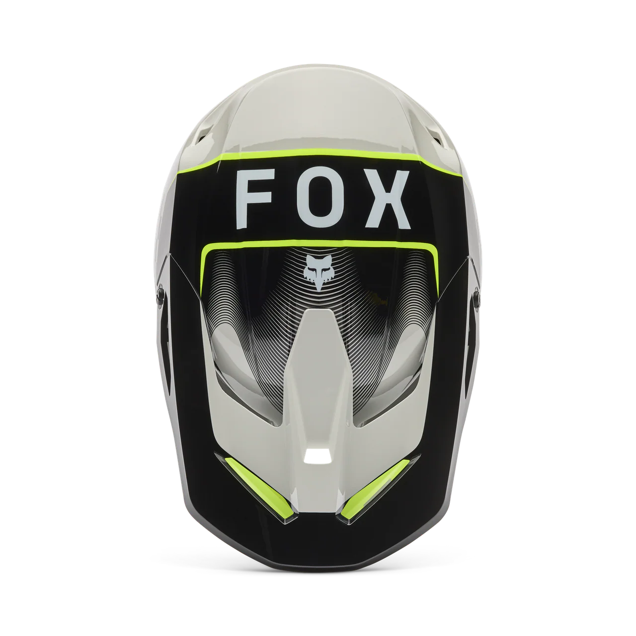 Youth V1 Collect Fullface Helm - Grey/Yellow - Image 4