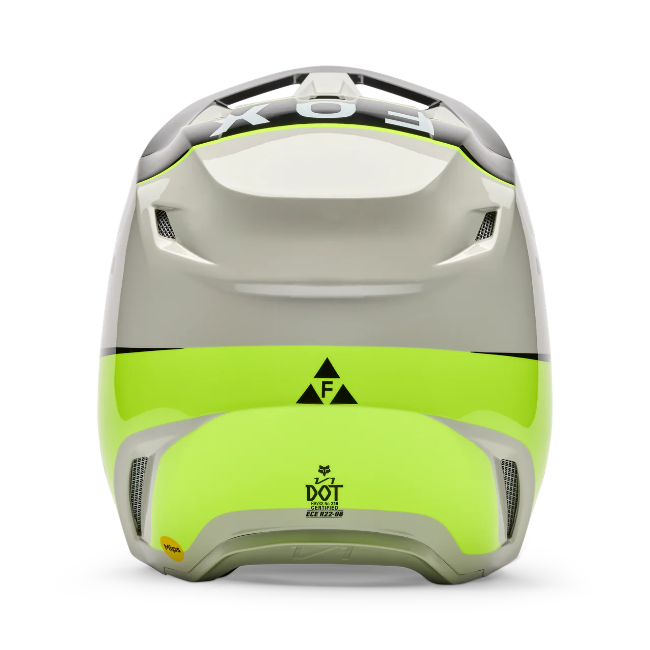 Youth V1 Collect Fullface Helm - Grey/Yellow - Image 5