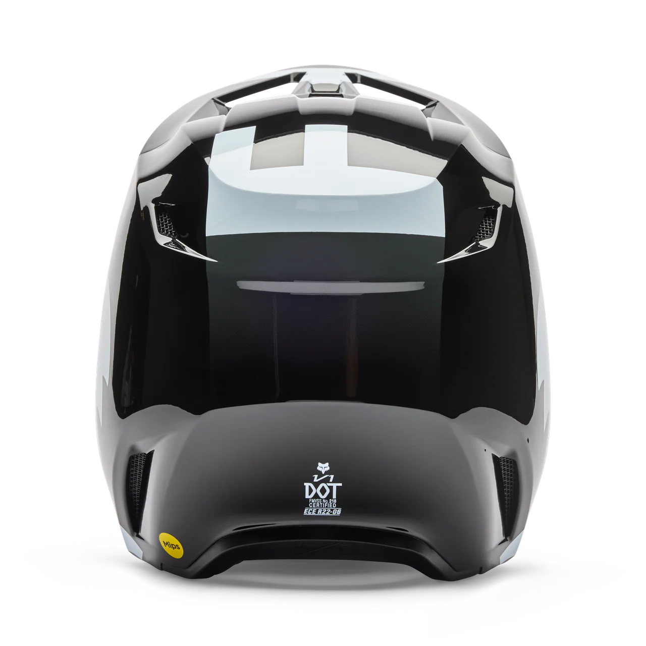 Youth V1 Shield Fullface Helm - Black - Image 5