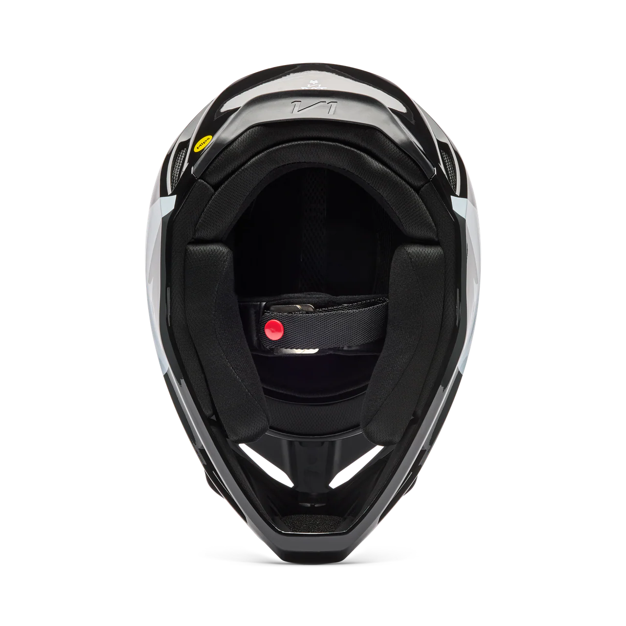 Youth V1 Shield Fullface Helm - Black - Image 6