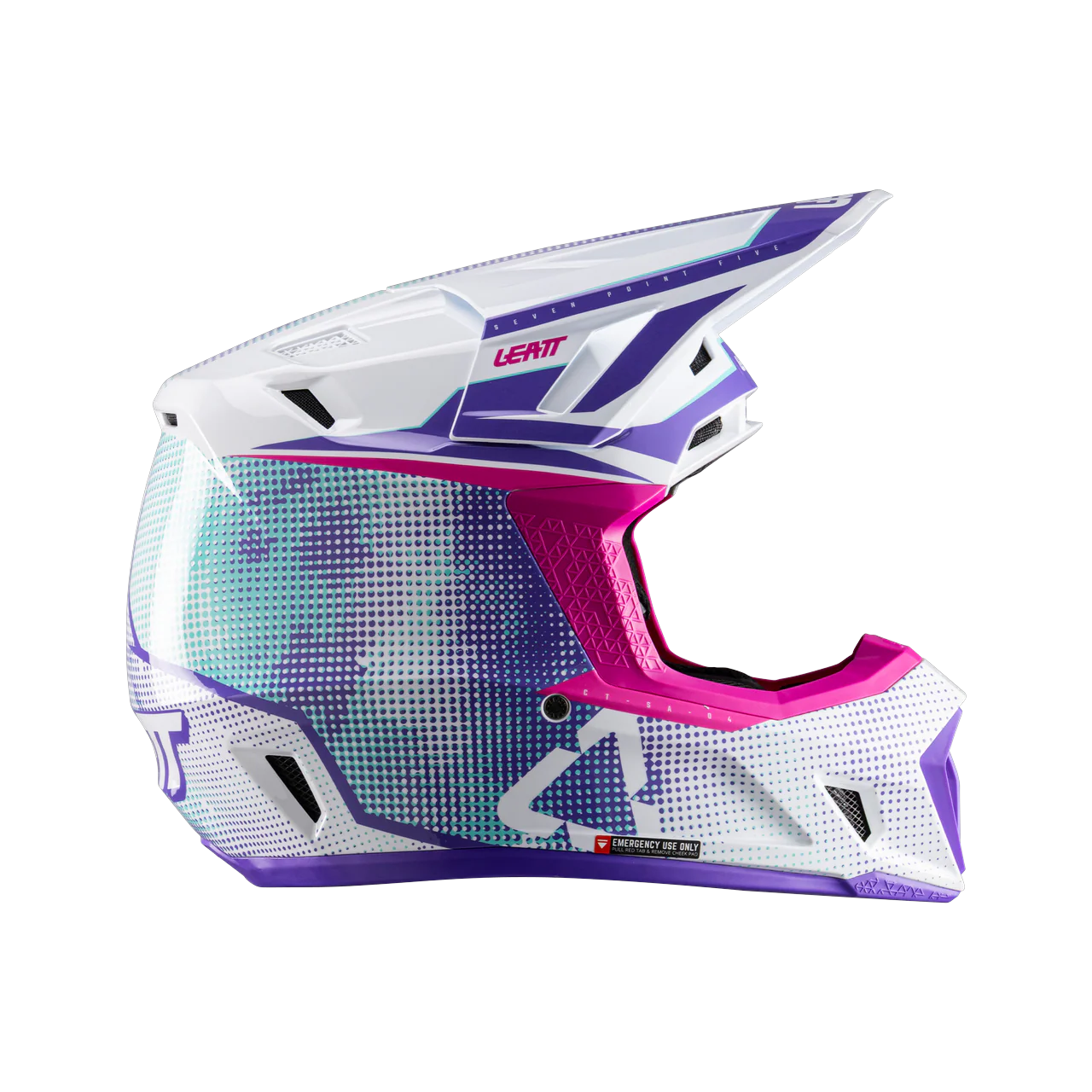 Helmet Kit Moto 7.5 - Purple - Image 3