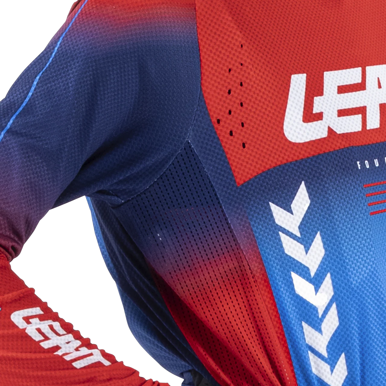 Jersey Moto 4.5 Jr - Royal Blue/Red - Image 6