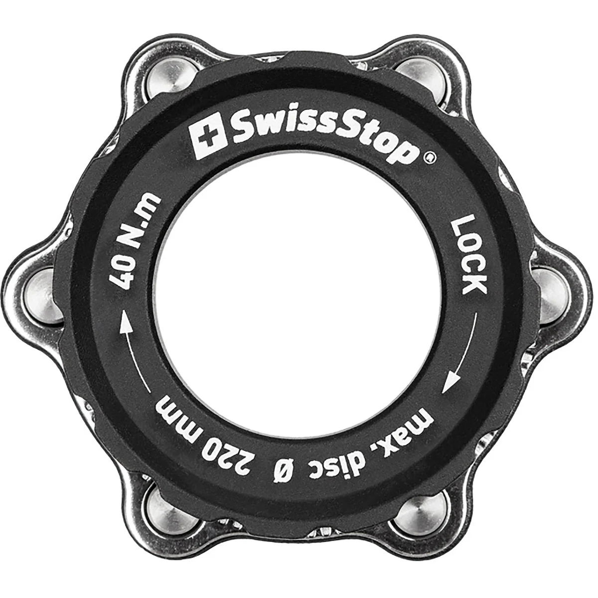 Adapter Centerlock auf 6-Loch - Silber/Schwarz - Image 2