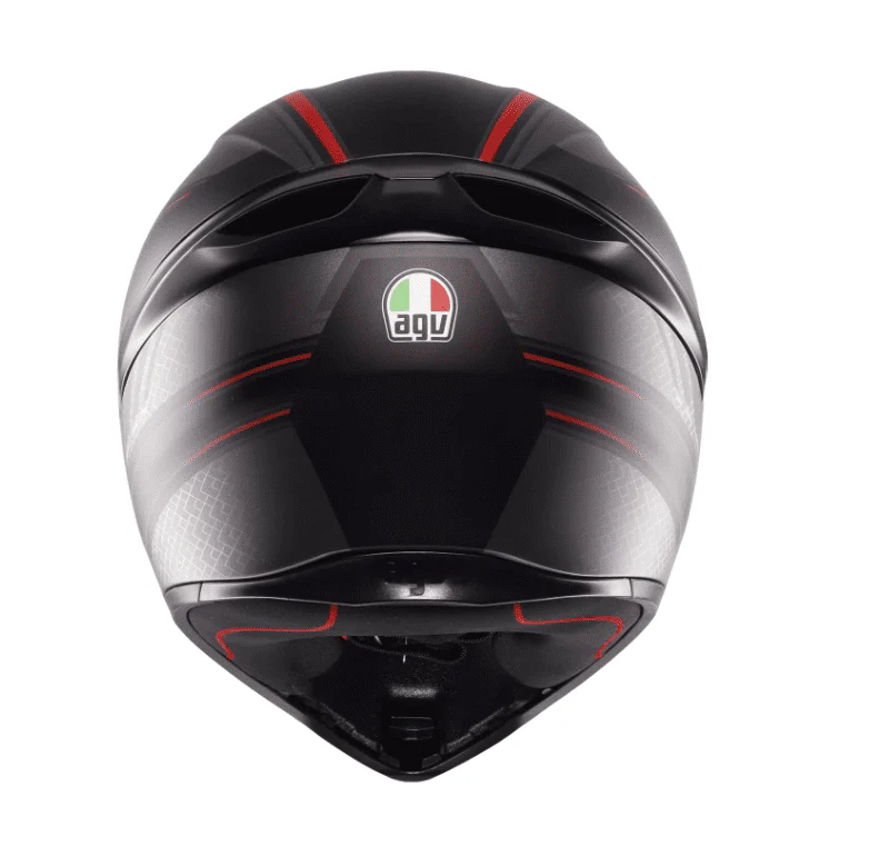 K1 S Helm E2206 - SLING Matt Black/Red - Image 3