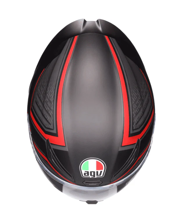 K1 S Helm E2206 - SLING Matt Black/Red - Image 8