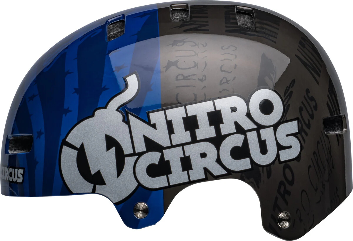 LOCAL Fahrradhelm - gloss navy/sliver nitro - Image 11