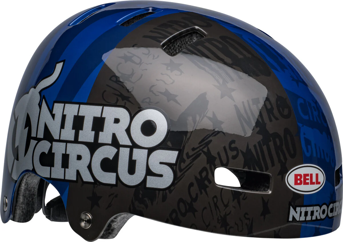 LOCAL Fahrradhelm - gloss navy/sliver nitro - Image 12