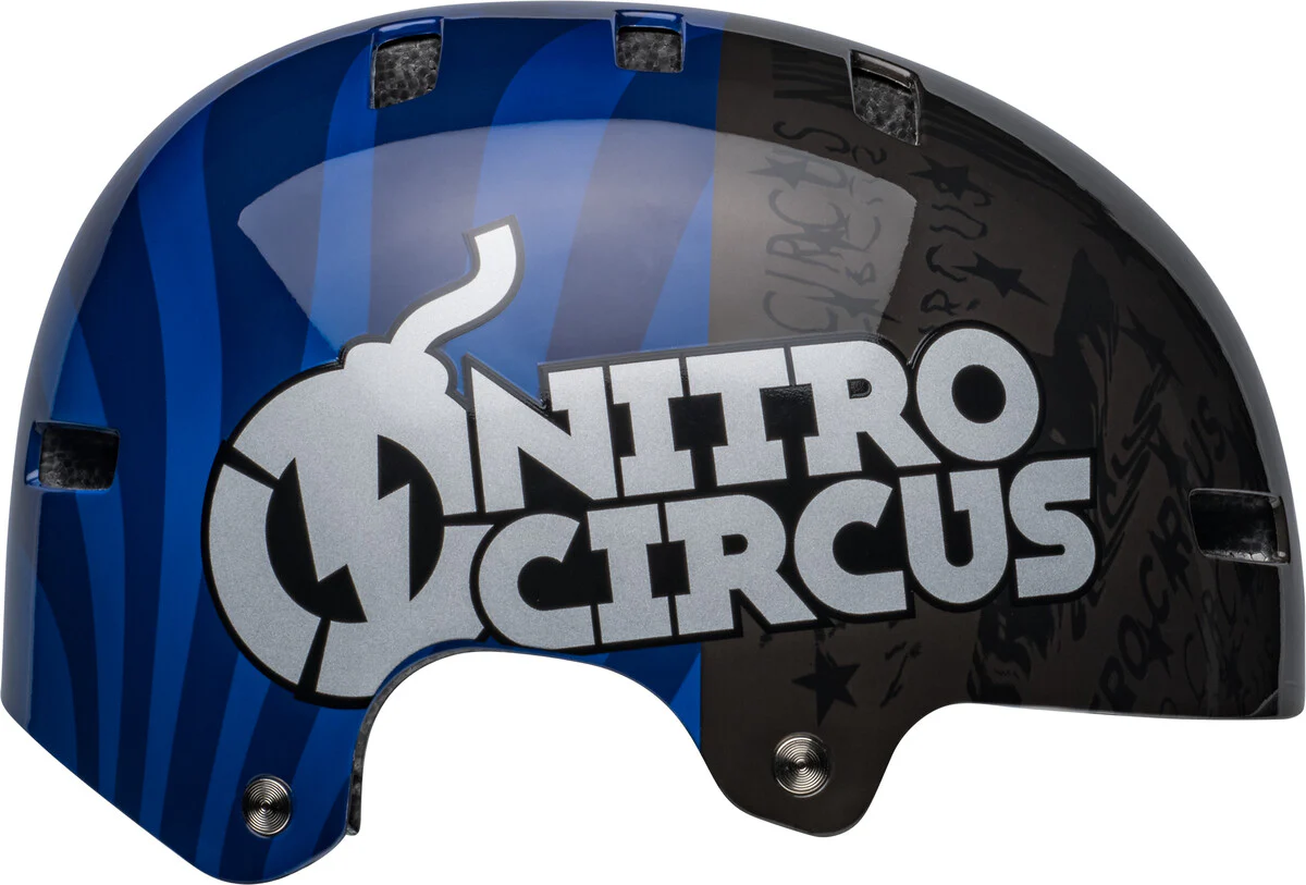 LOCAL Fahrradhelm - gloss navy/sliver nitro - Image 15
