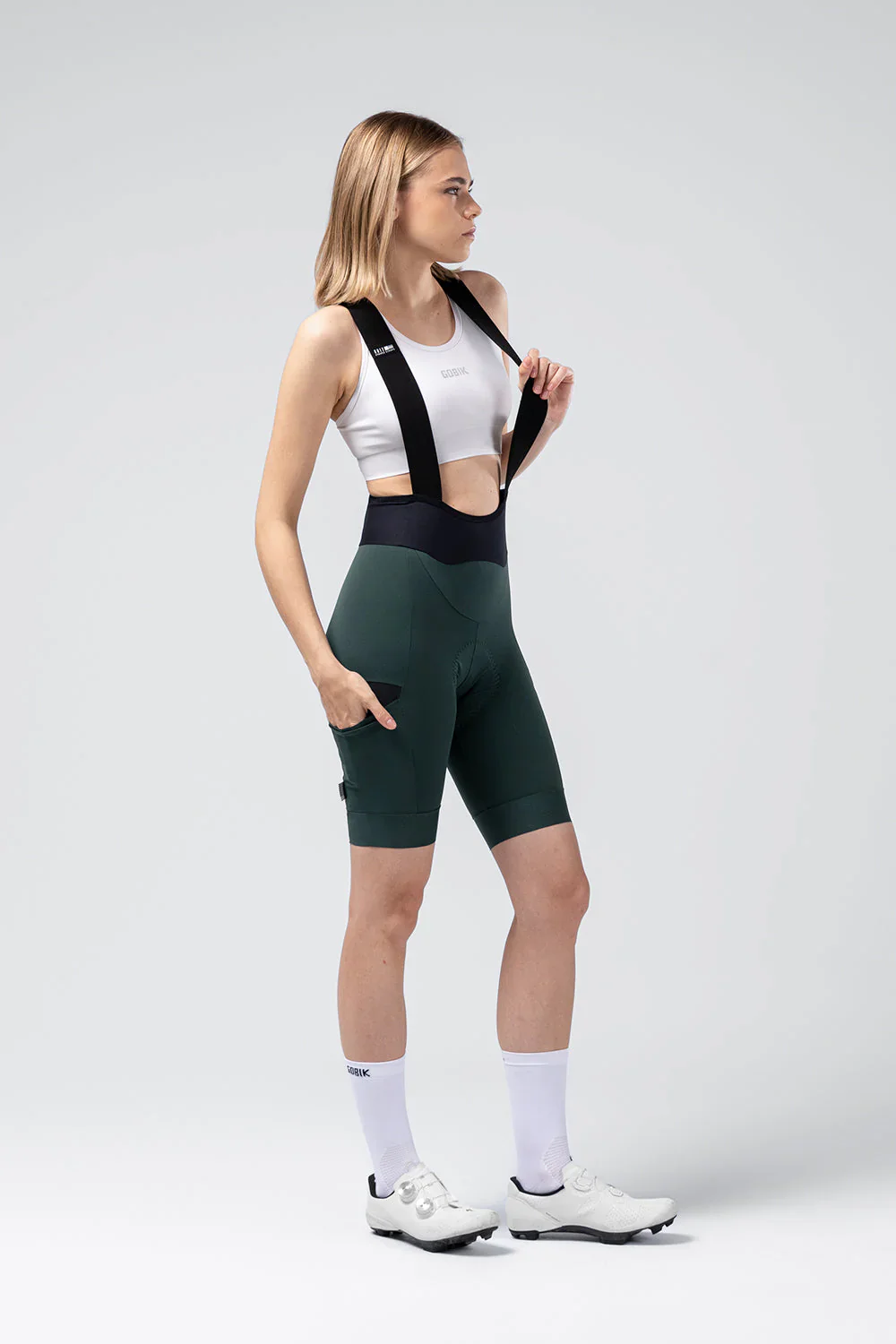 Bib Short Grit 3.0 Women - Pinewood - Image 9