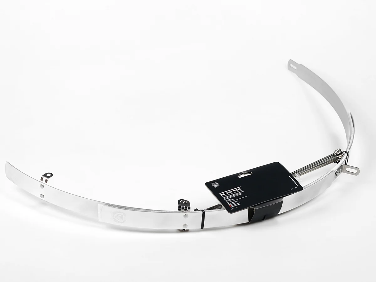 Classic Alloy Schutzbleche Set - VR + HR - silber poliert