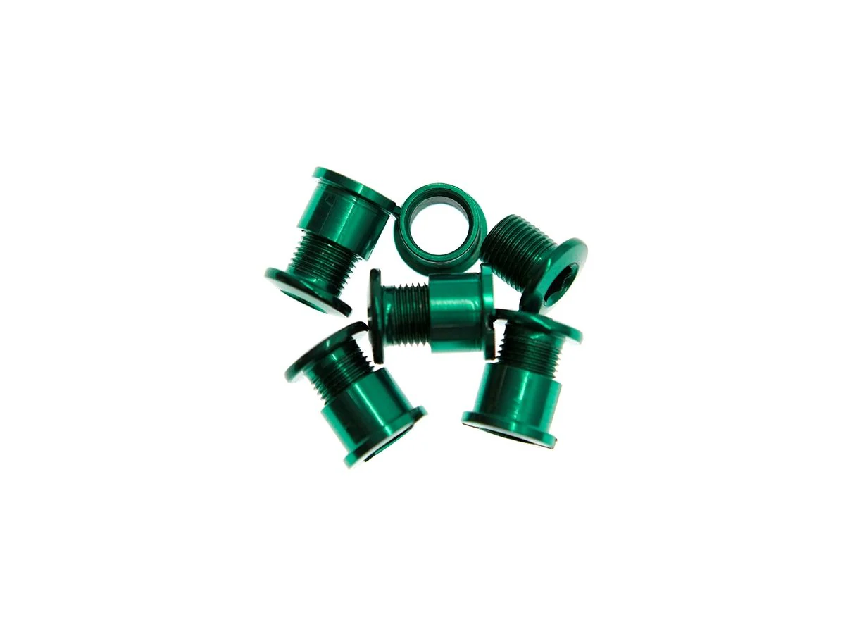 Single Kettenblattschrauben Stahl - 5mm - Grün