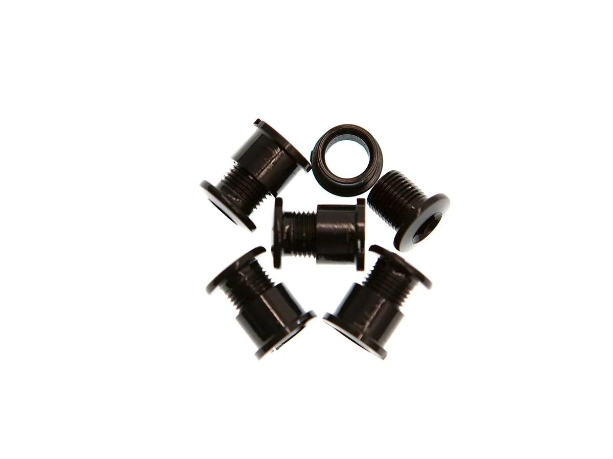 Single Kettenblattschrauben Stahl - 5mm - Schwarz