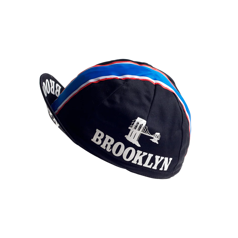 Vintage Cycling Cap - Brooklyn Black - Image 3