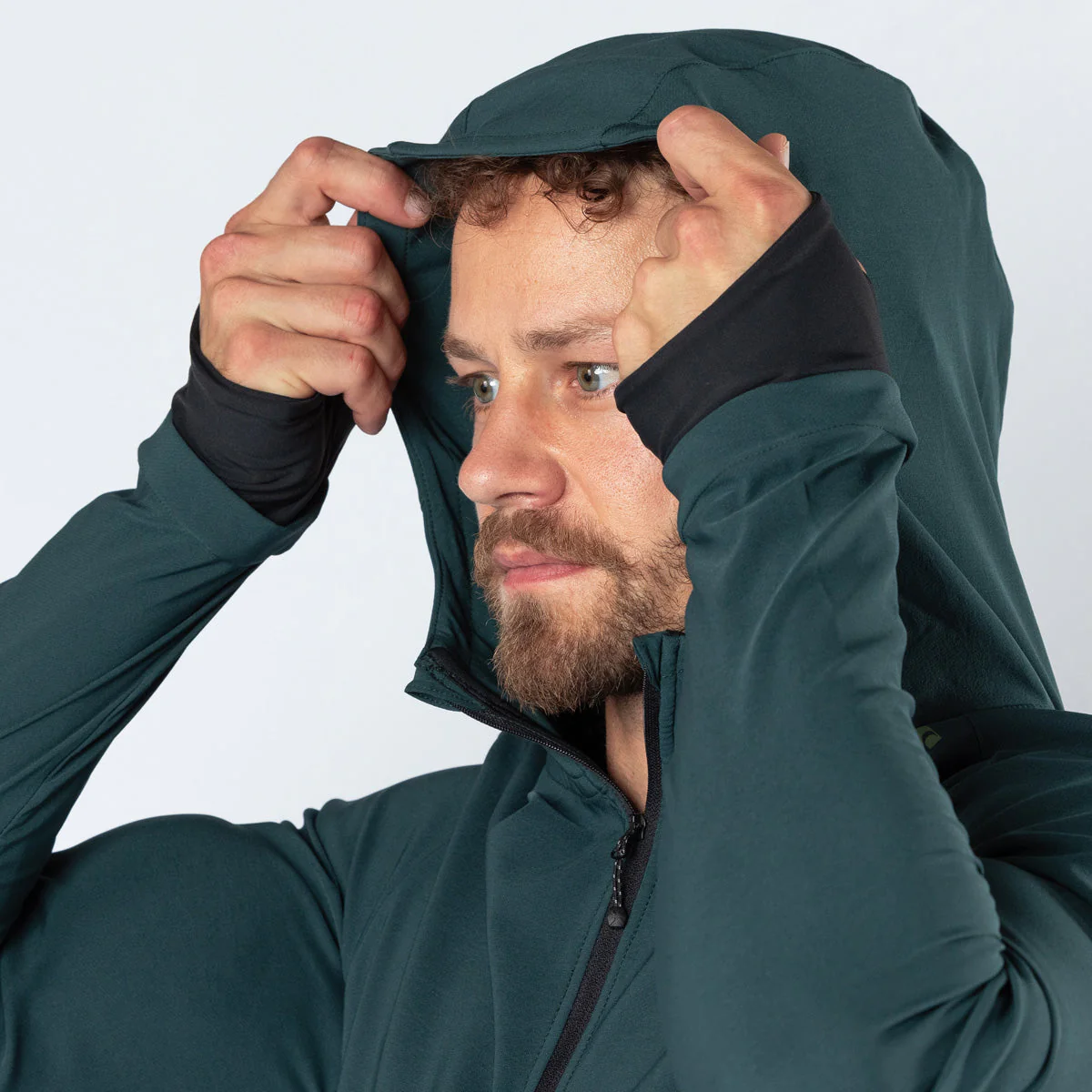 Carve 1.0 Hooded Jersey - duckgreen-sage - Image 9