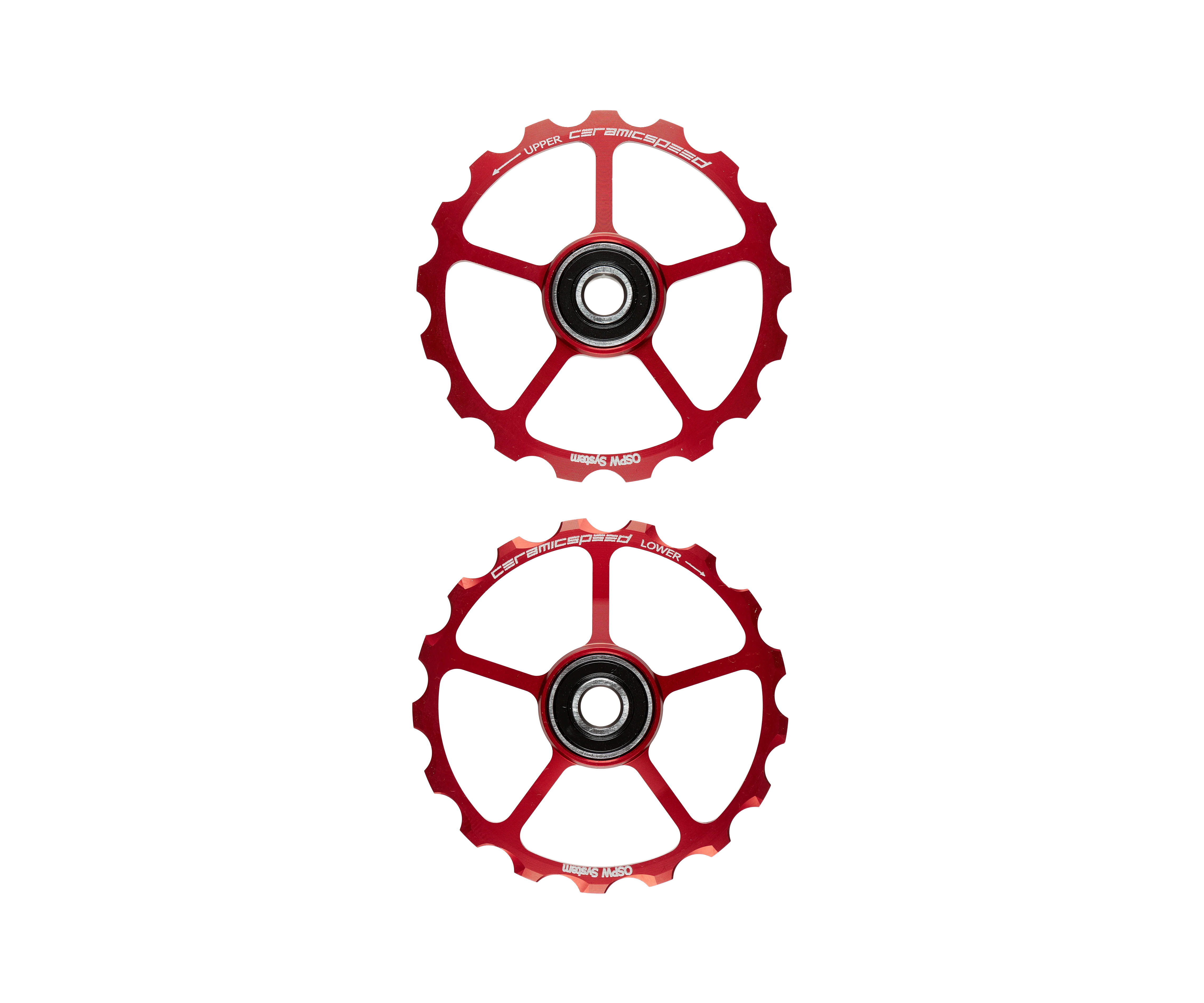Oversized Pulley Wheels 17 Zähne - Rot
