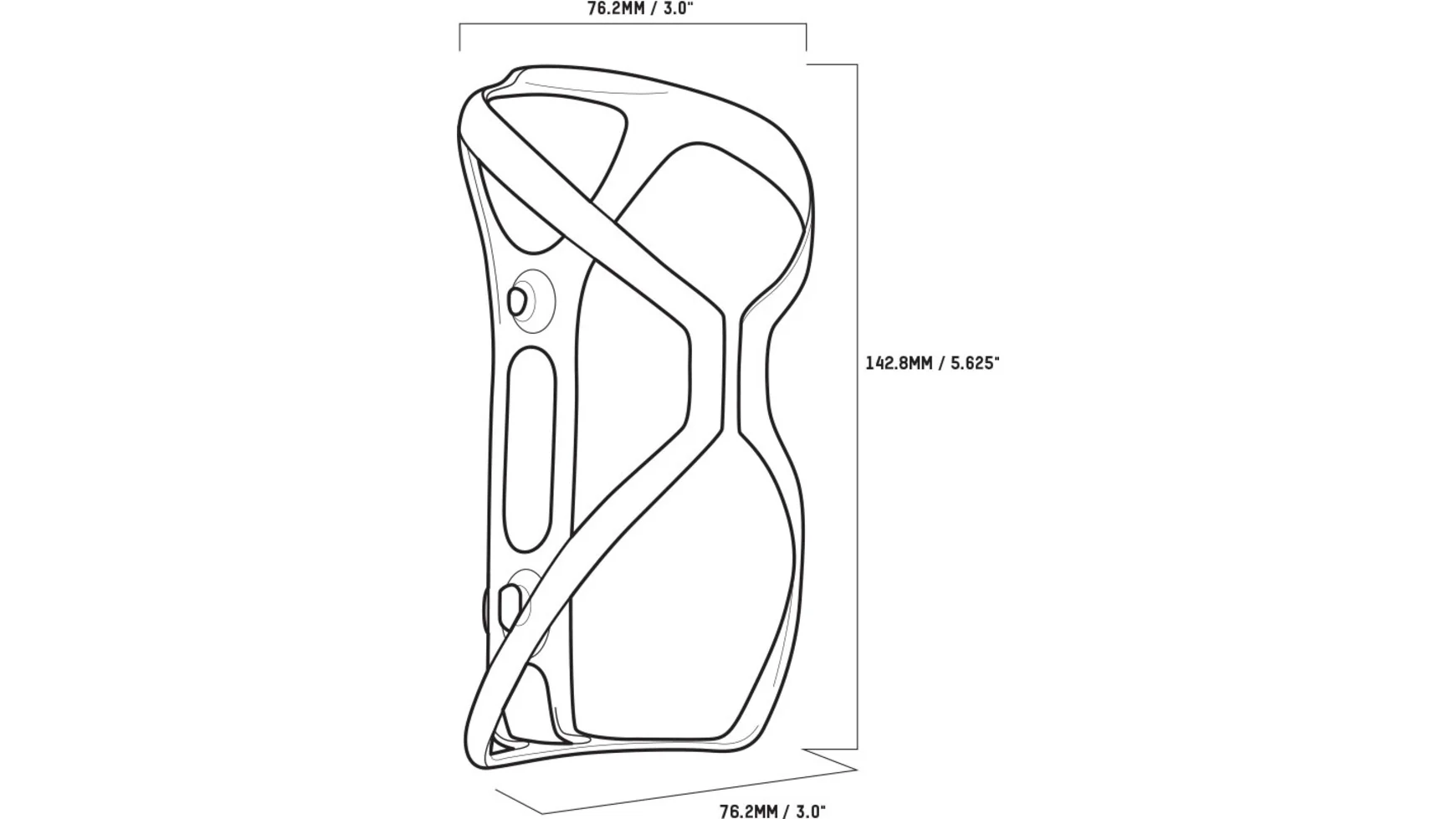 Cinch Carbon Cage - gloss black - Image 3