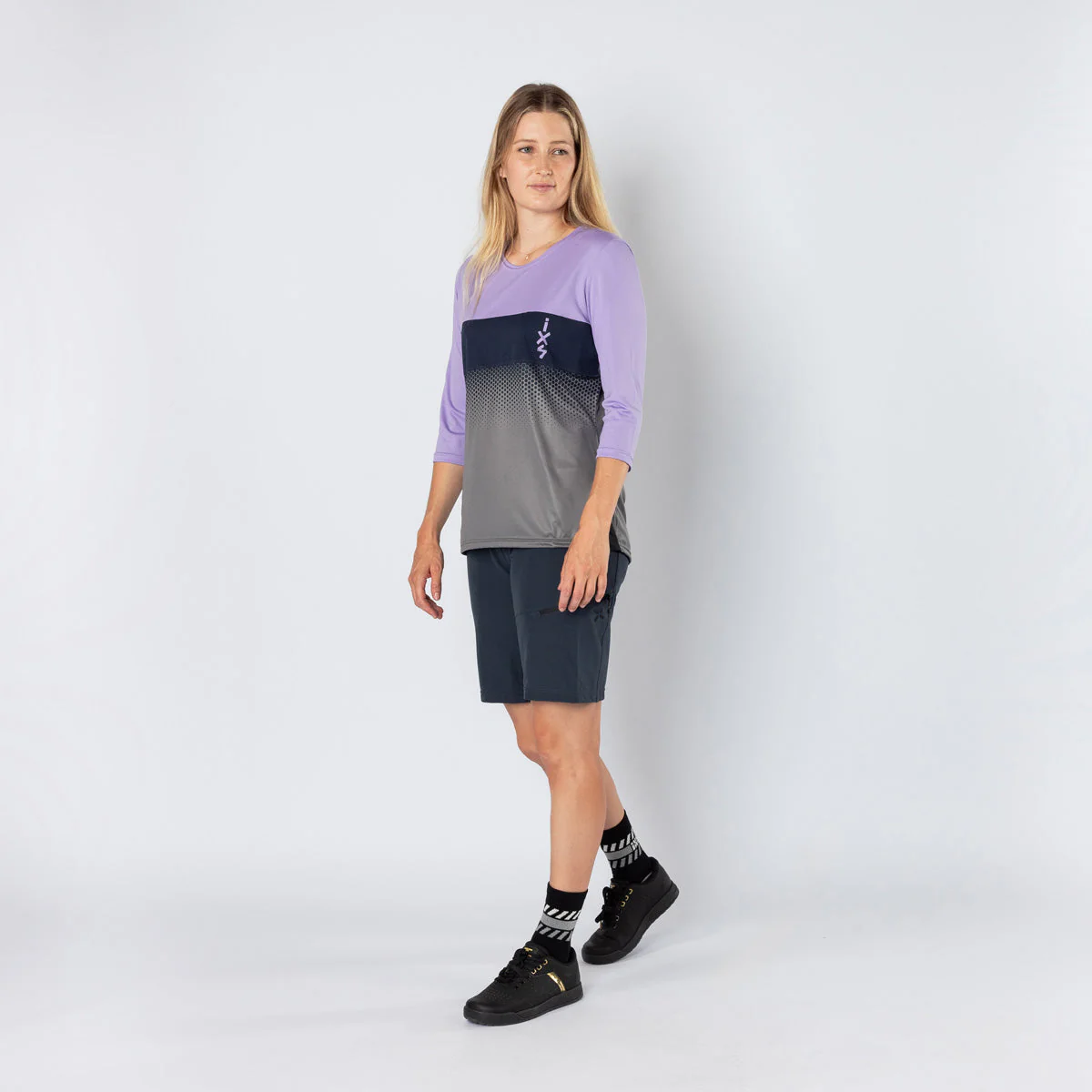 Damen Carve 1.0 3/4 Jersey - lavender-graphit - Image 8