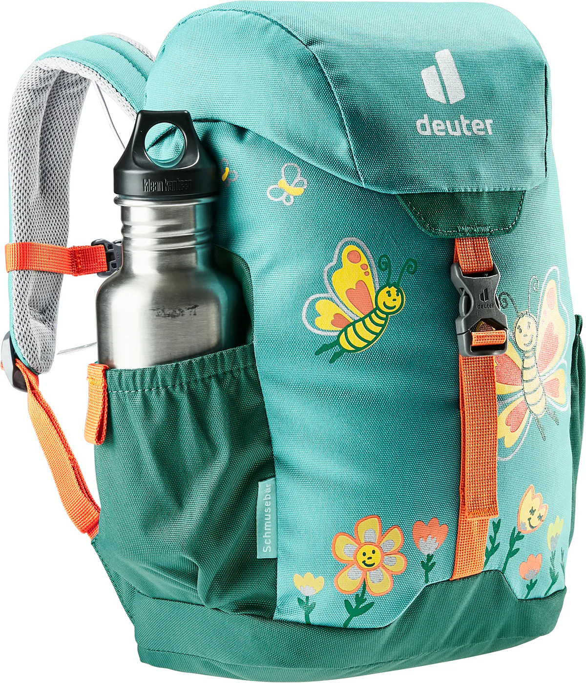 Schmusebär Kinderrucksack - Dustblue-Alpinegreen - Image 2