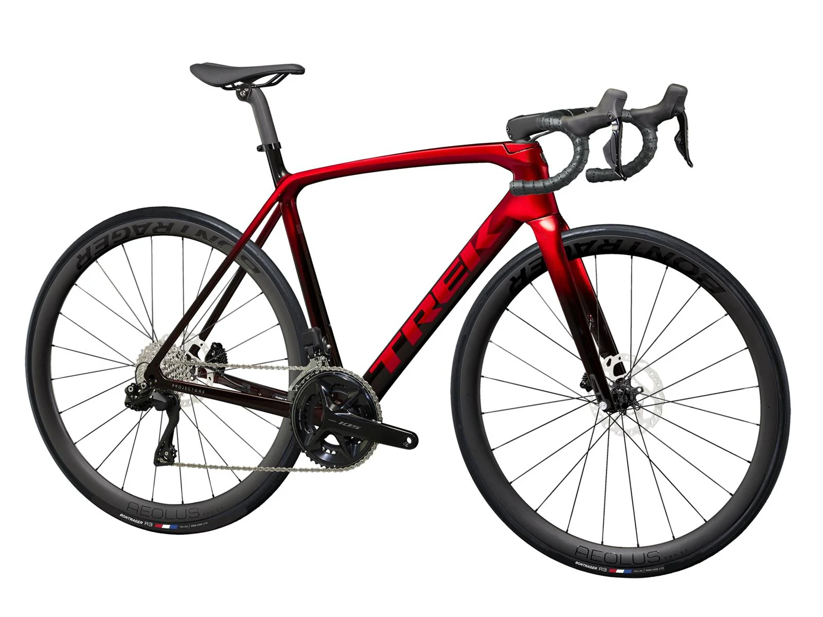 Emonda SLR 6 Di2 Metallic Red Smoke to Red Carbon Smoke