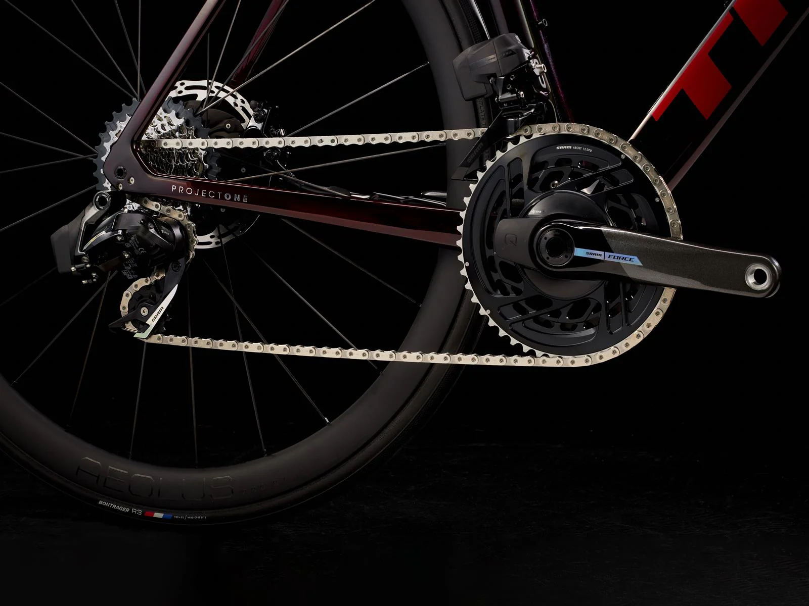 Emonda SLR 7 AXS Metallic Red Smoke to Red Carbon Smoke - Image 11