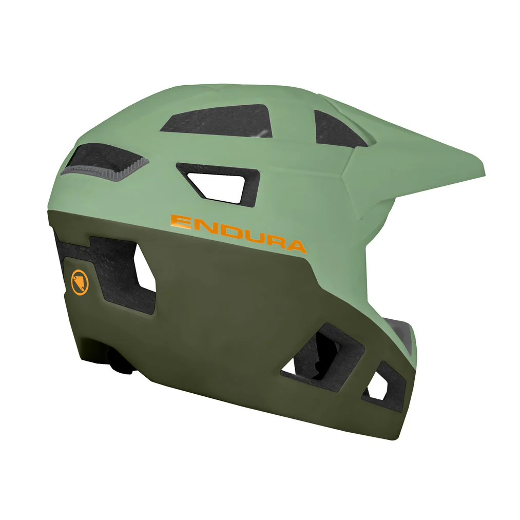 SingleTrack Full Face Helm - Olivgrün - Image 2