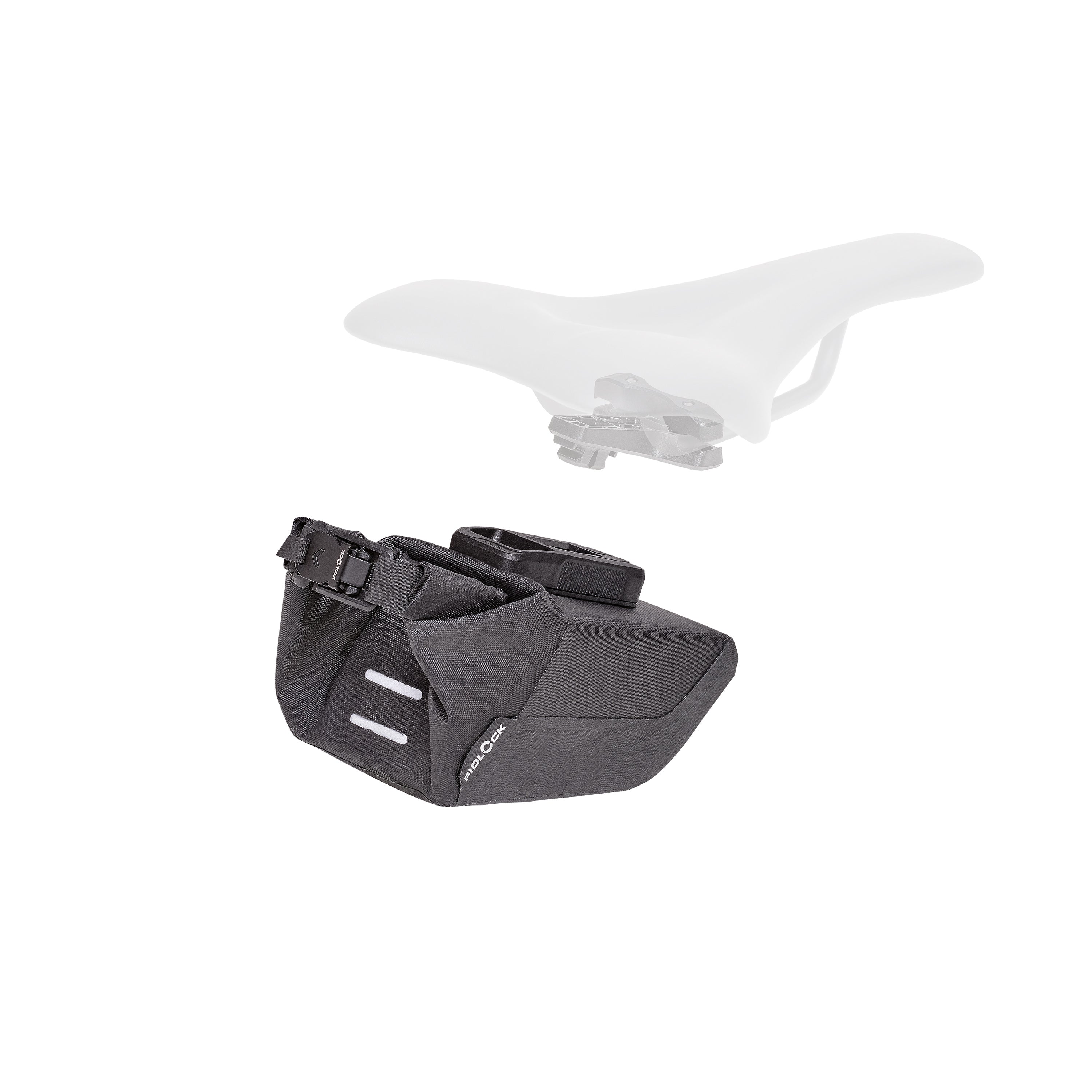 PINCLIP saddle bag S, 400ml - black - Image 3