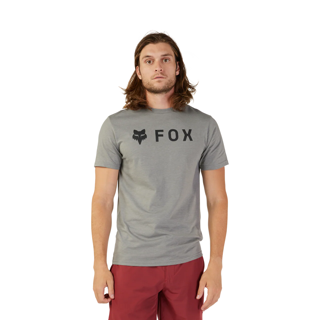 Absolute Short Sleeve Prem Tee - Heather Graphite - Image 2