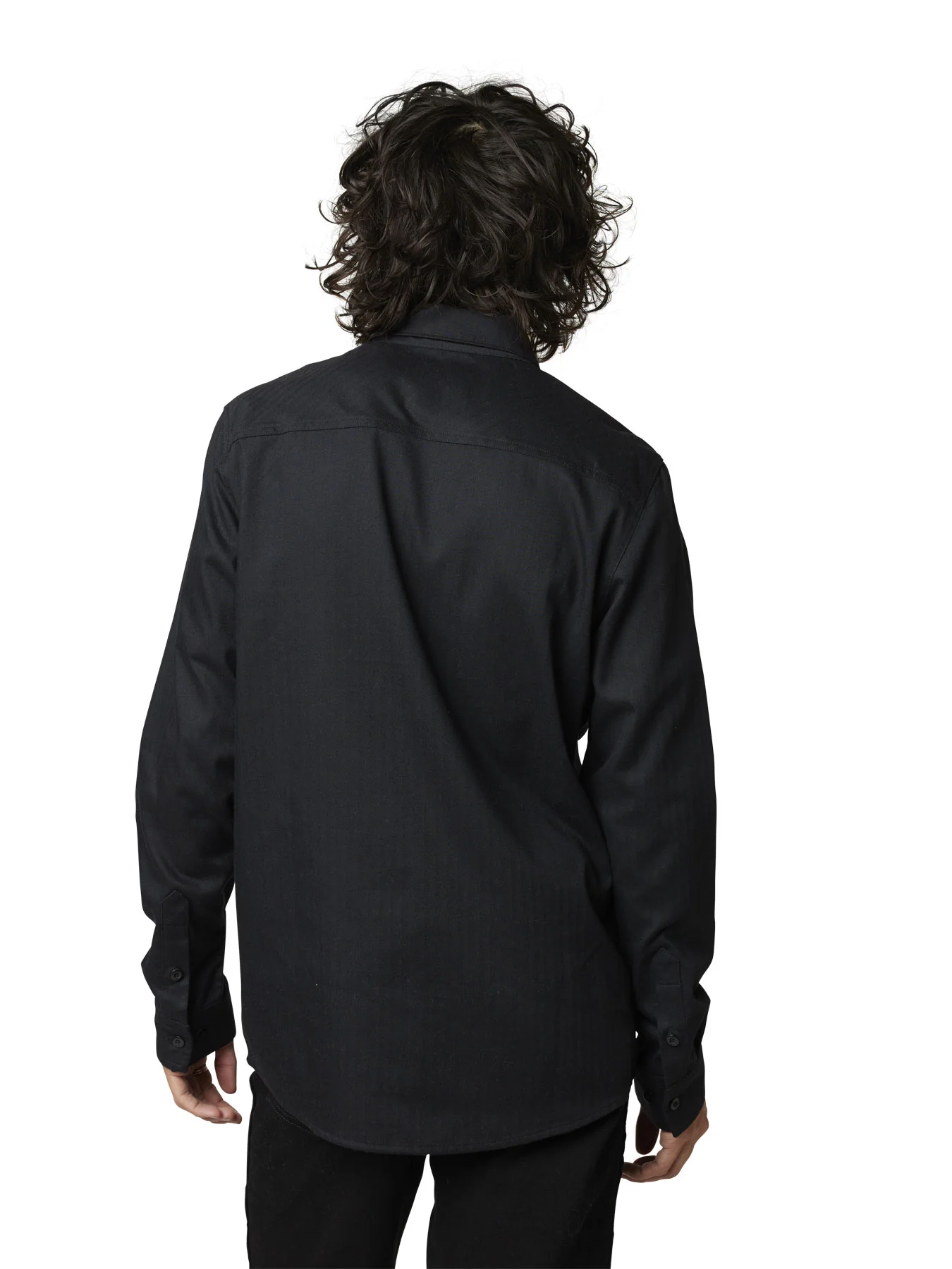 Assembly Line Flannel - black - Image 3