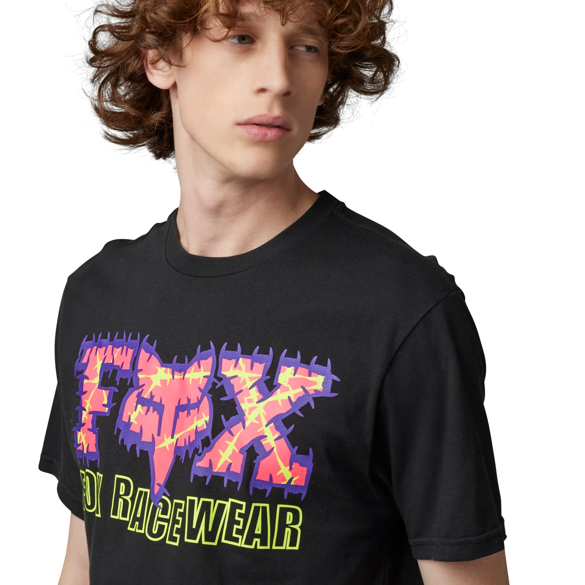 Barb Wire II Short Sleeve Prem Tee - Black - Image 3