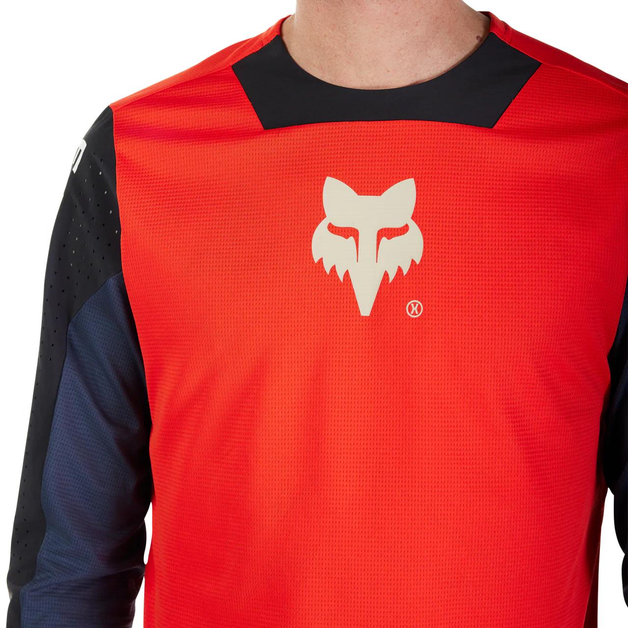 Defend Long Sleeve Jersey Elevated - Flo Red - Image 4