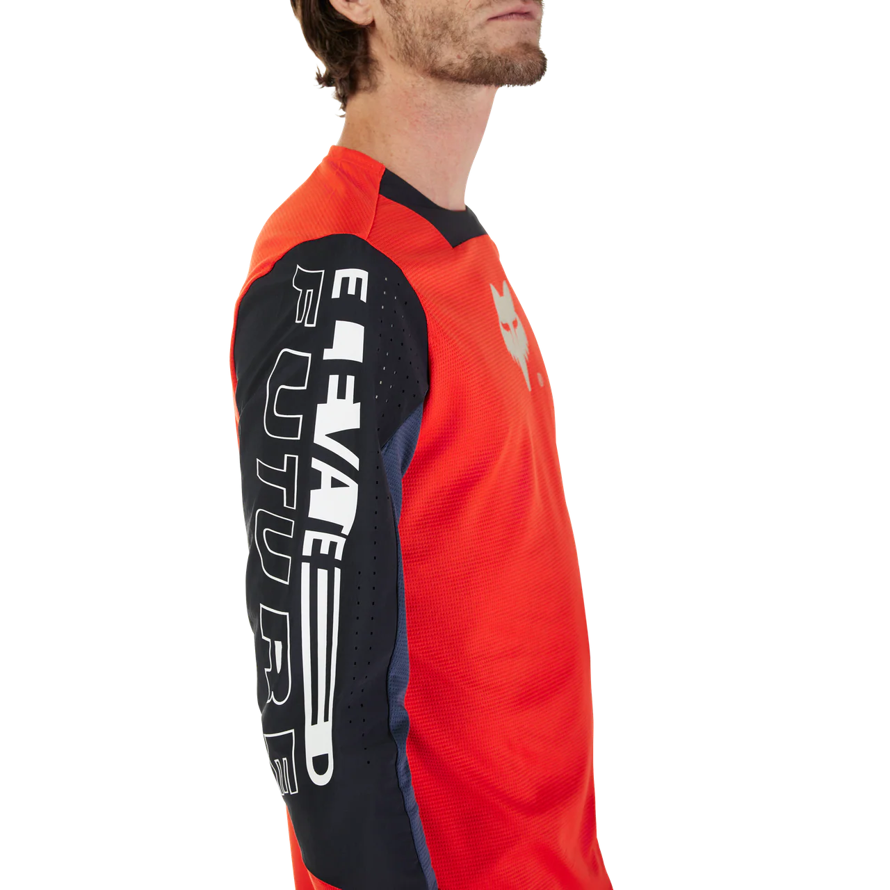 Defend Long Sleeve Jersey Elevated - Flo Red - Image 5