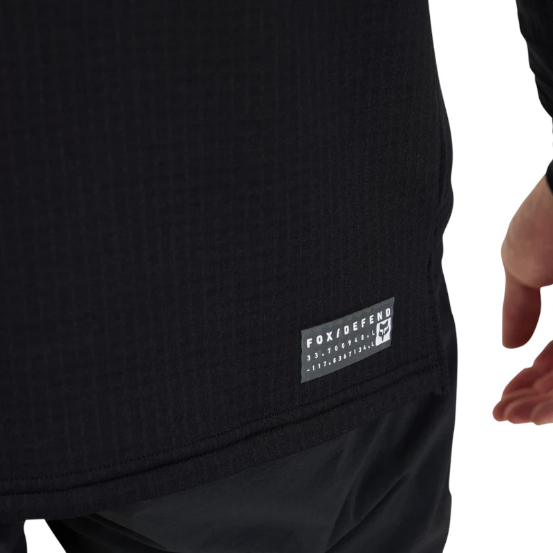 Defend Thermal Hoodie - Black - Image 5