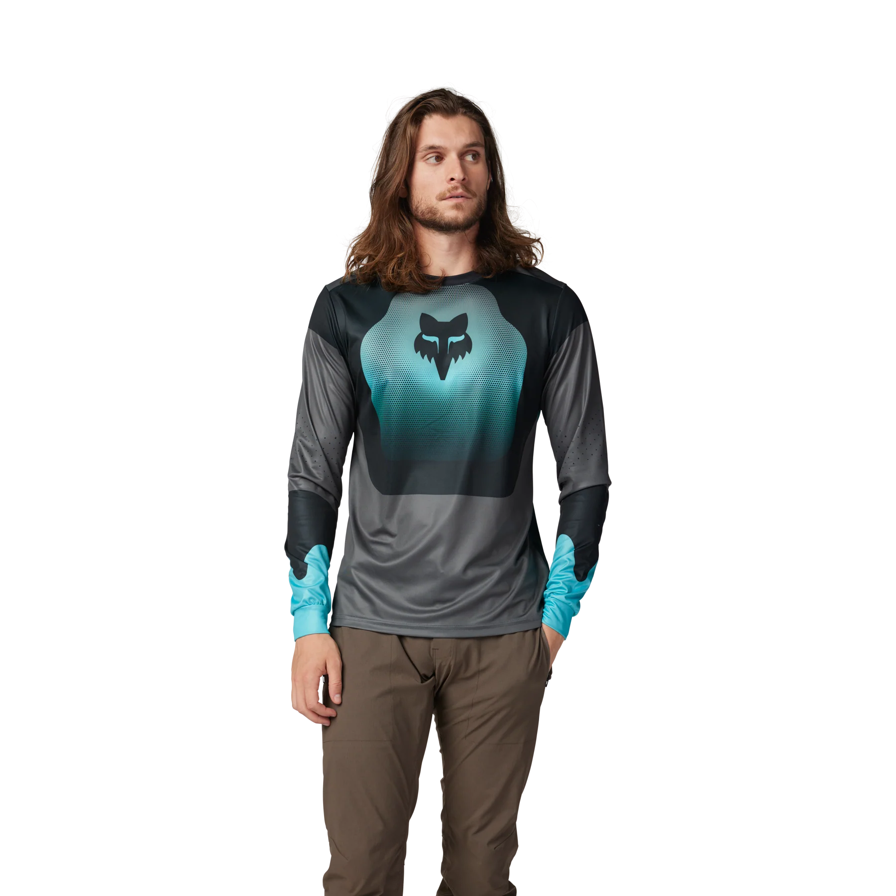 Ranger Long Sleeve Jersey Revise - Teal - Image 3