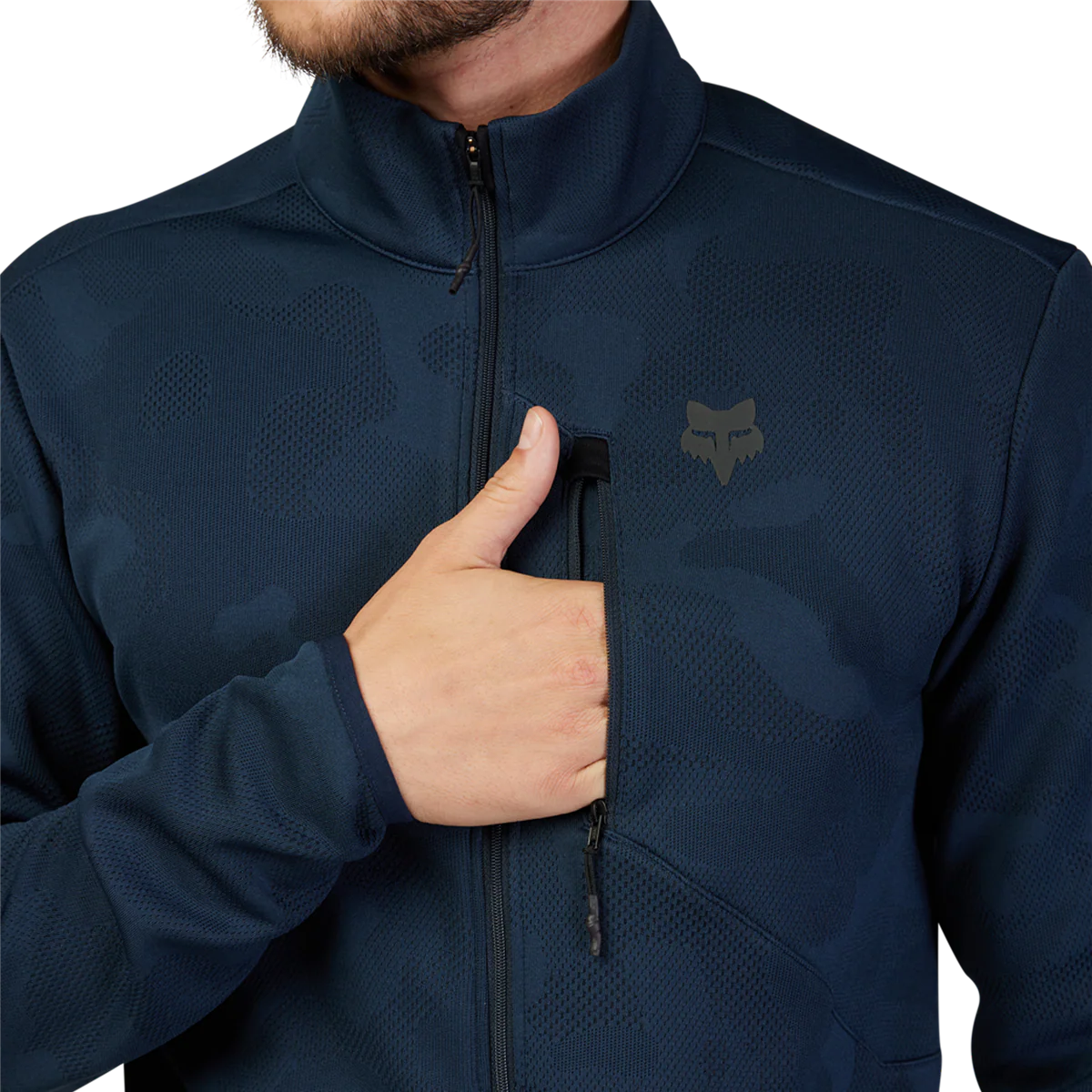 Ranger Mid-Layer Front Zip - Midnight - Image 9