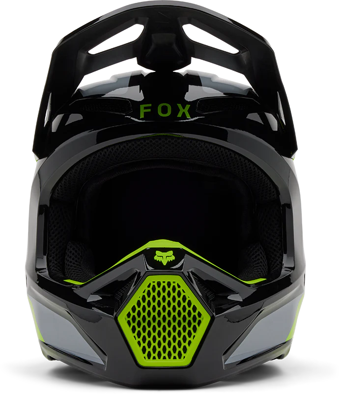 V1 Lean Helmet - Grey/Yellow - Image 3