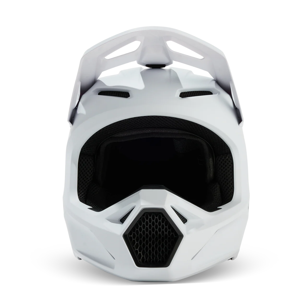V1 Solid Helm - Matte White - Image 3