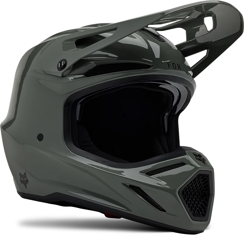 V3 RS Carbon Solid Helmet - Dark Stone - Image 2