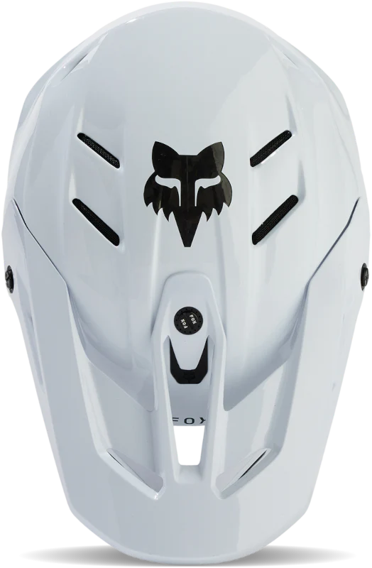 V3 RS Carbon Solid Helmet - White - Image 4