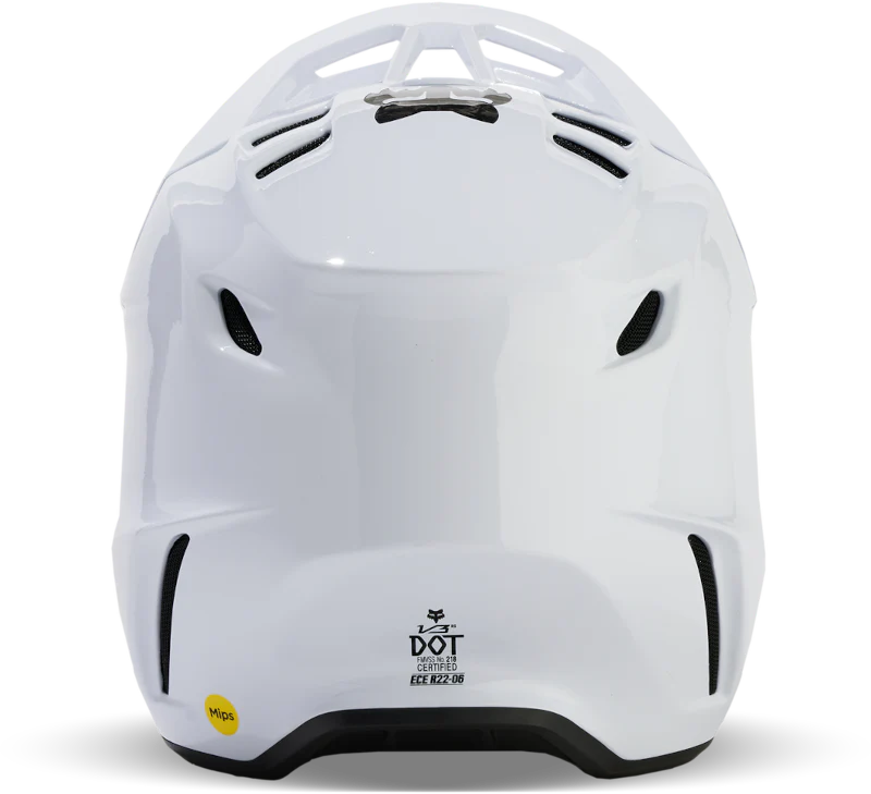 V3 RS Carbon Solid Helmet - White - Image 5