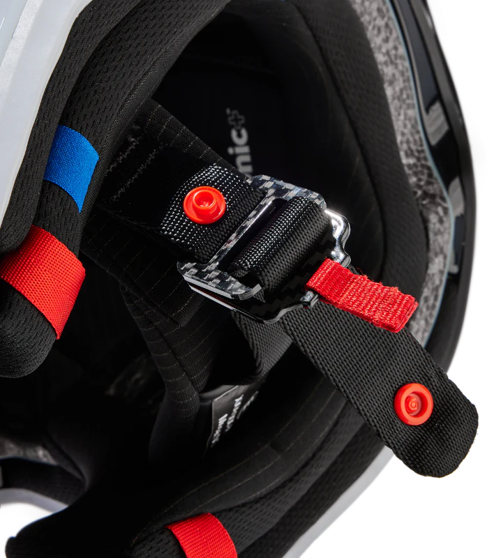 V3 RS Carbon Solid Helmet - White - Image 7