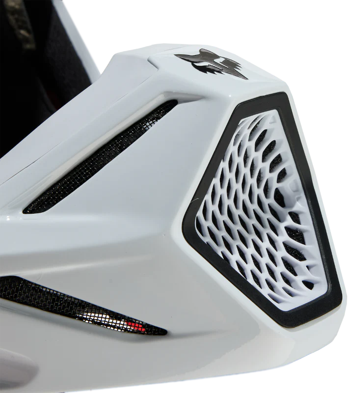 V3 RS Carbon Solid Helmet - White - Image 8