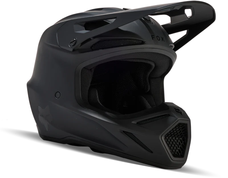 V3 Solid Helmet - Matte Black - Image 2