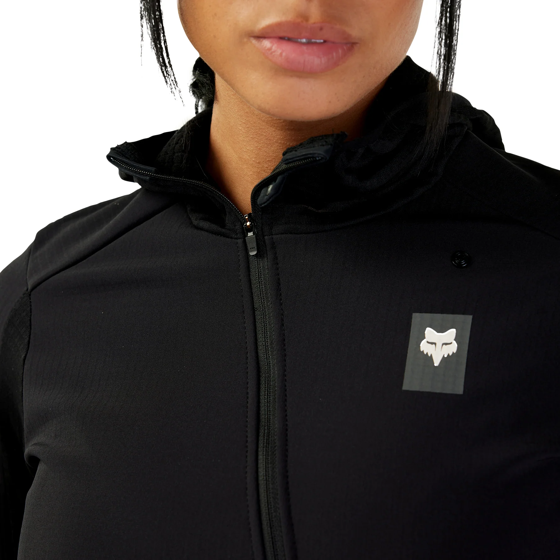 Women's Defend Thermal Hoodie - Black - Image 8
