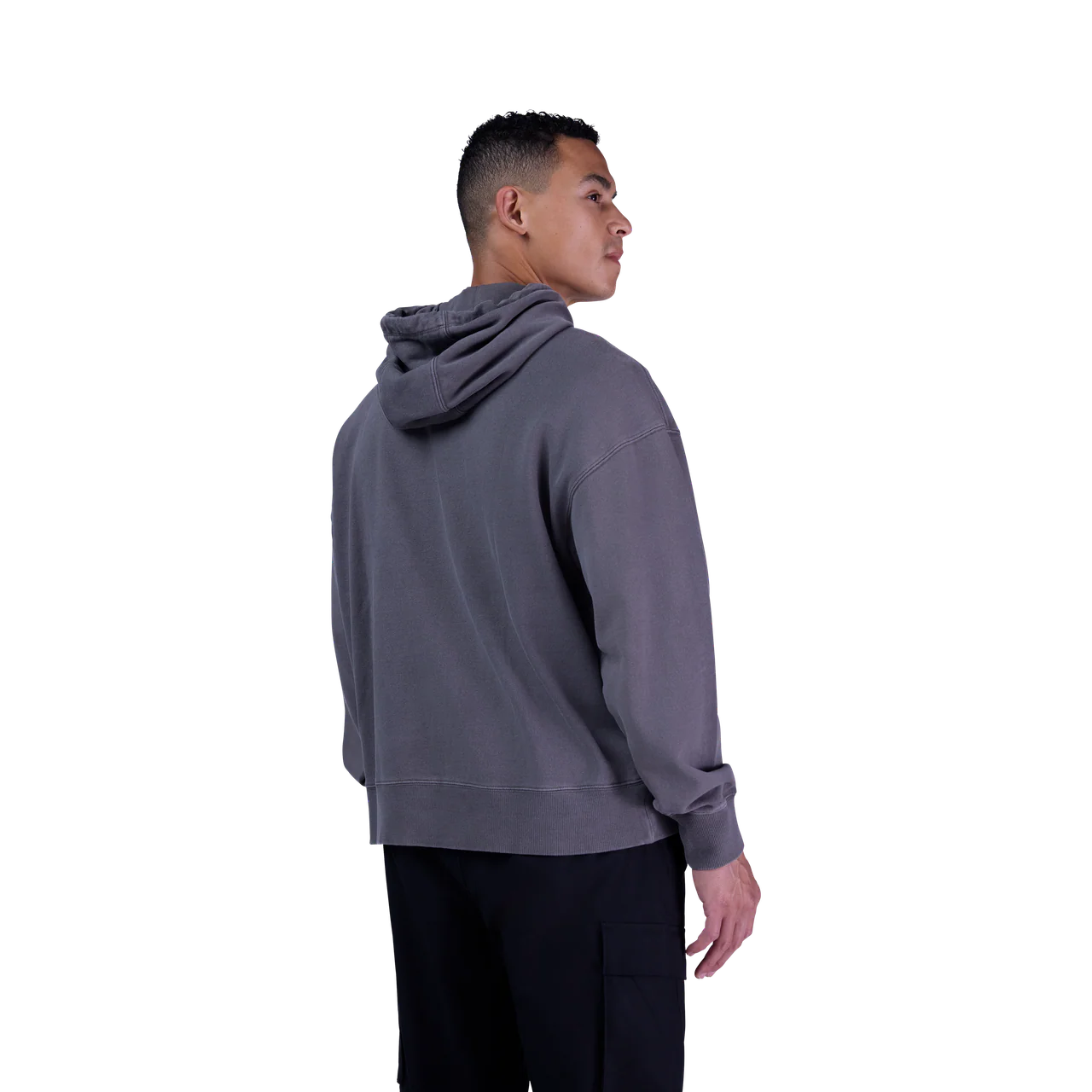 Wordmark Oversized Fleece Po - Pewter - Image 2