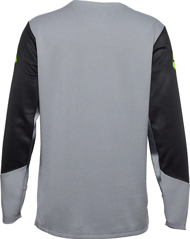 Youth Defend Long Sleeve Jersey Taunt - Steel Grey - Image 2