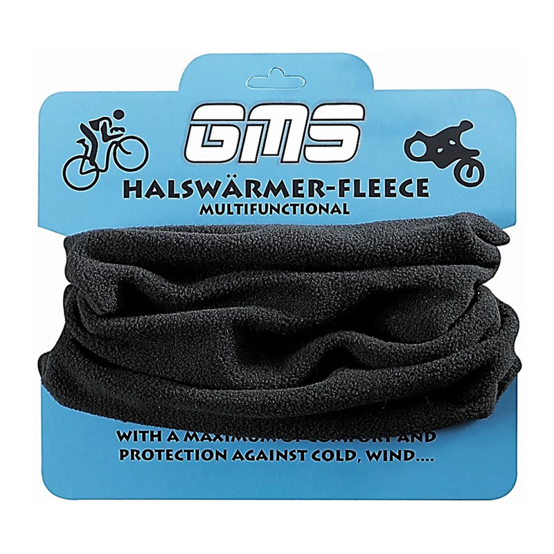 Schlauchtuch Fleece - schwarz