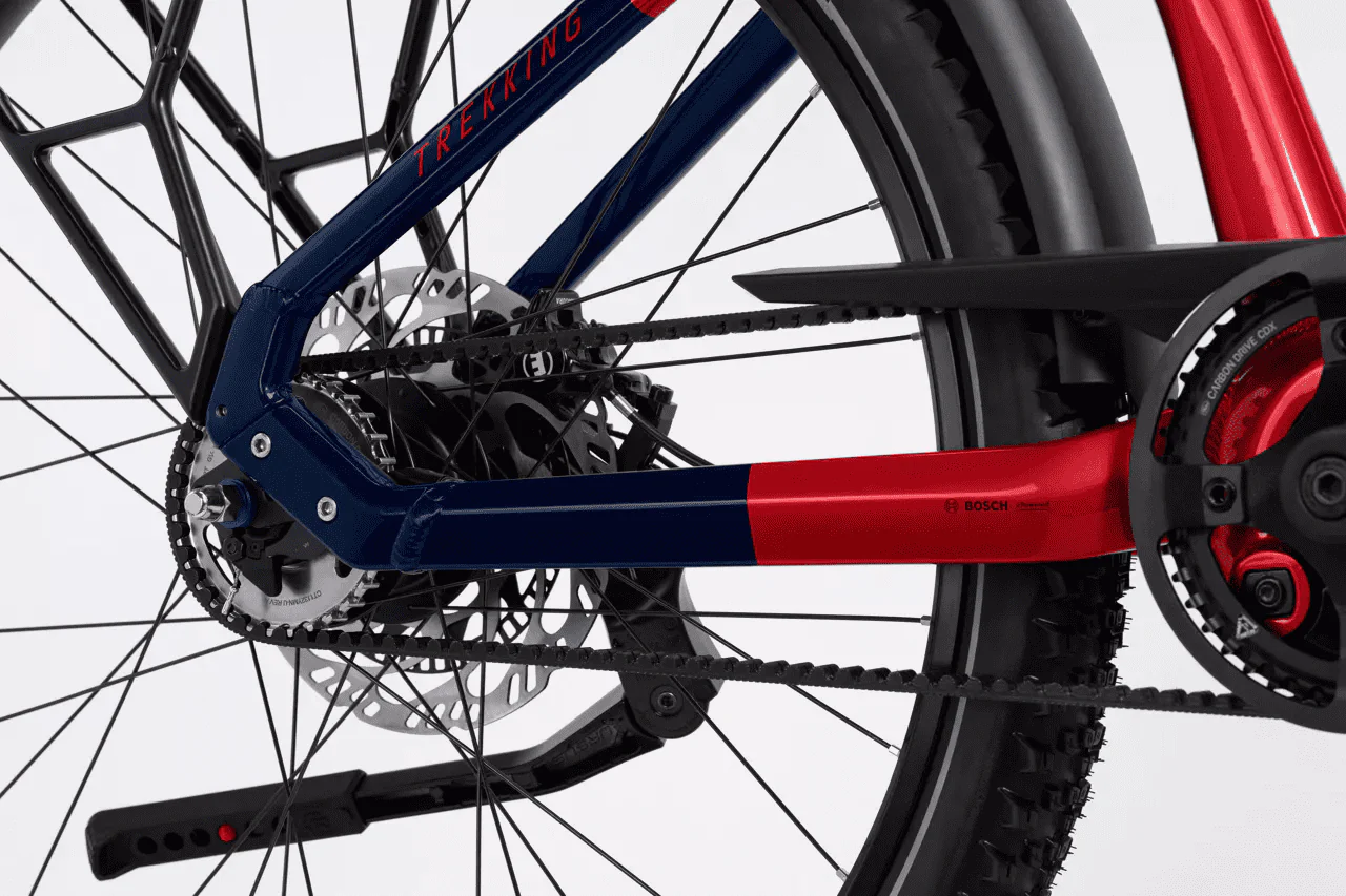 Trekking 9 ABS - Tiefeinsteiger- dynamite red/blue glänzend - Image 2